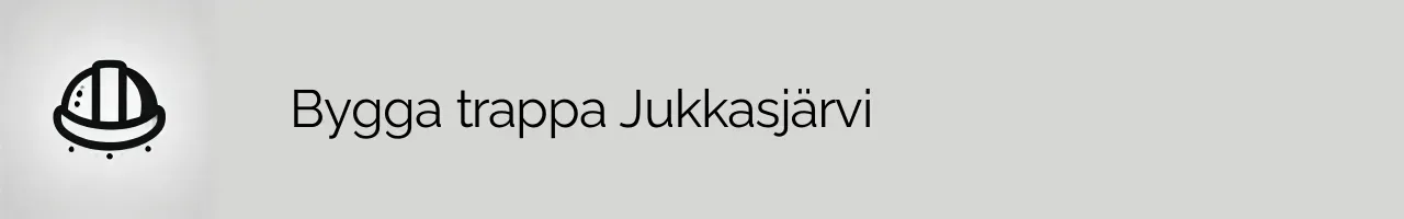 Bygga trappa Jukkasjärvi